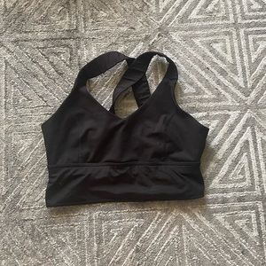 Black Sports Bra